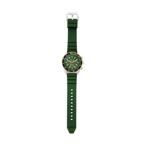 Image of Michael Kors Maritime Green Quartz Silicone Watch MK9214