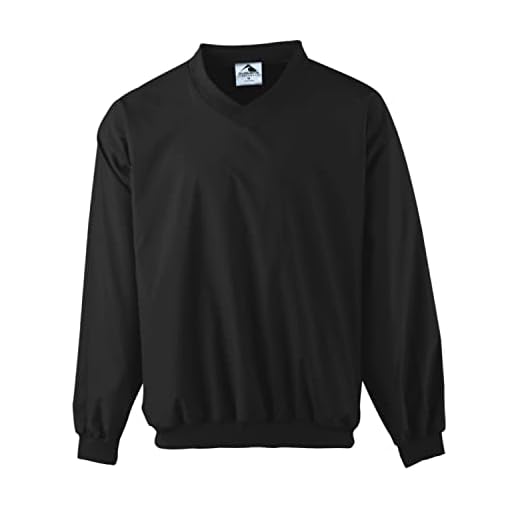 Augusta Sportswear Micro Poly Windshirt/Lined, X-Large, Black (3415)