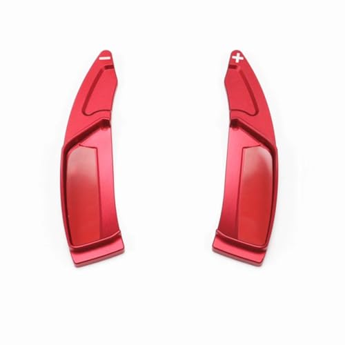 Compatible With Peugeot 3008 2008 5008 508 308 208 GT SW 車用ステアリングホイールシフトパドルギア延長ステッカーアクセサリーに対応(Red)
