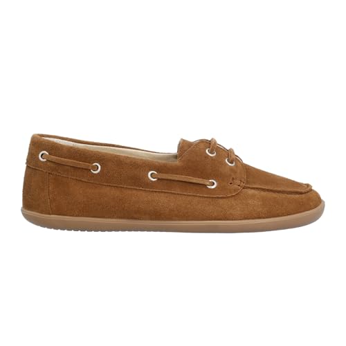 GROUNDIES Bay Women - Damen Barfußschuhe/Mokassin, Caramel, 40