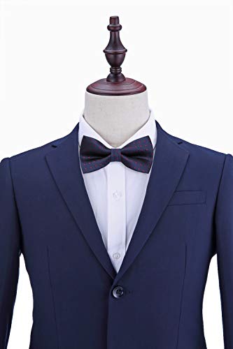 Image of AUSKY 8 PACKS Elegant Adjustable Pre-tied Bow Ties for Men Boys (1&4&5&6&8 Pack for option)