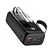 4xUSB_30000mAh Power Bank/Super Bright LED FlashLight Portable Charger Quick-Charge Cell Phone Tablet Camera DV Bluetooth Speaker etc.(Black)