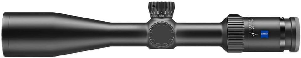 ZEISS Conquest V4 6-24x50 Riflescope with ZMOAi-20 Illuminated Reticle (#89) - External Elevation Turret - External Locking Windage - Ballistic Stop - Adjustable Parallax - .25 MOA
