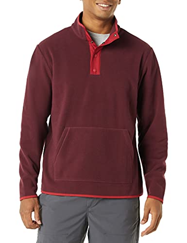 Amazon Essentials Men's Snap-Front Pullover Polar Fleece Jacket - Discontinued Colors - Main Image