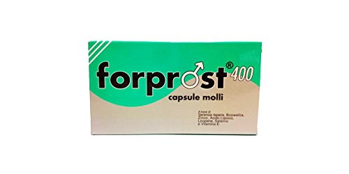 integratore alimentare forprost per la funzionalità prostatica 400 15 capsule molli