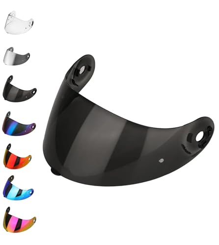 EvoParts Visiera Compatibile con X-lite x803 - x802 - x802r - x802rr - x702 - x661 - x603 (no x804) pinlock ready (Nero 80%)
