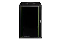 DIGITUS Netzwerkschrank – 19 Zoll 20HE – 600 mm Tiefe – Unique – Schwarz – Ansicht 4