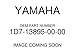 New Yamaha OEM 1D7-13895-00-00 HOSE, AIR 1D7138950000