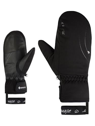 Moufles imperméables en Gore-Tex Ziener Kainoani-Z pour femme en softshell noir