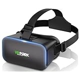 【2025年昇級版 VRゴーグル】Laetdex VRゴーグル スマホ用 超広角120°視野角 3D体験 1080P HD 非球面レンズ メガネ対応 ブルーライトカット 焦点距離&瞳孔間距離調整 通気性 軽量 放熱性良い 4.5～6.7インチ対応 iPhone & Androidなどのスマホ対応 日本語取扱書付き