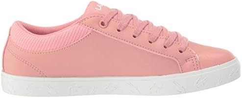 Lacoste Girl's Kid's Straightset Sneaker, Pink/Off White, 4 Medium US Toddler | Image 5