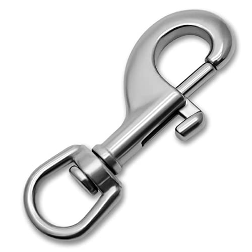 Soul-Cats - Mosquetón de acero inoxidable V4, 2 unidades, con articulación giratoria