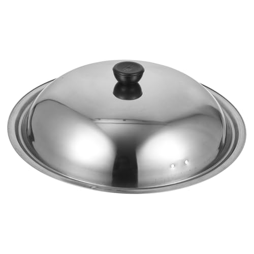 Garneck Tapa para Olla de Acero Inoxidable Antisalpicaduras con Asa Gruesa Multifuncional para Cocina Protector de Vapor y Aceite para Ollas y Sartenes