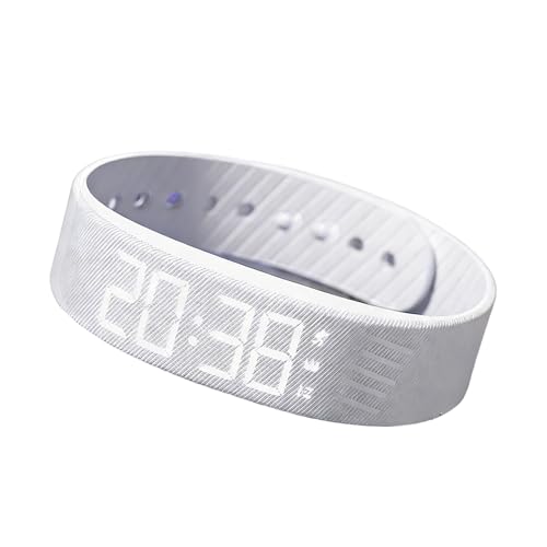 Image of Vibrating Alarm Clock Watch, 2026 New Rechargeable Silent Alarm for Deep Sleepers, LED Display Vibrating Alarm Watch for Elderly
