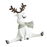 TOGEVAL シーシー鹿 樹脂製卓上オーナメント デスクトップ装飾 ホームインテリア用 小物 デコレーション クリスマス 鹿の飾り