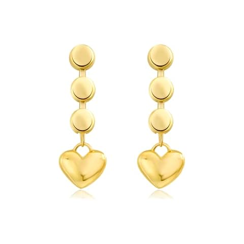 Surrounded Forest Heart Earrings for Women Cute Earrings for Women Love Heart Earrings Heart Drop Earrings Cover