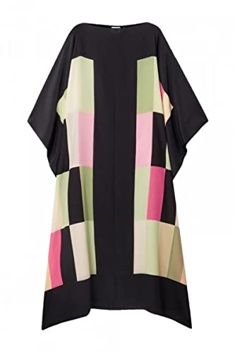 Designer Boat Neck Printed Softy Silk Caftans for Women Occasion Party Wear Black Kaftan Dress, Long Free Size Kaftans, Luxury Kaftan Dress, Yellow, One Size3