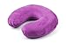 MCIX Cuscino da viaggio, cuscino collo da viaggio | Realizzato in schiuma di memoria, cuscino da viaggio viscoelastico | Federa estraibile lavabile di cotone per aereo, auto, bus, ufficio. (viola)