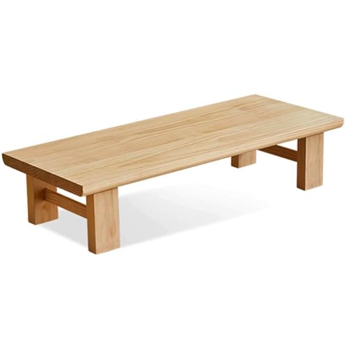 Table basse style chinois table zen kang bois massif 23" - 2