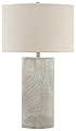 Signature Design by Ashley Bradard 30' Contemporary Ceramic Detailed Table Lamp, Ivory Whitewash