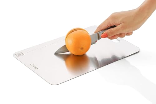 Stainless Steel Chopping Board Vegetable,Fruit Cutting, Kneeding, Cake Prep, Heavy Duty Chopping-Board (One Size)