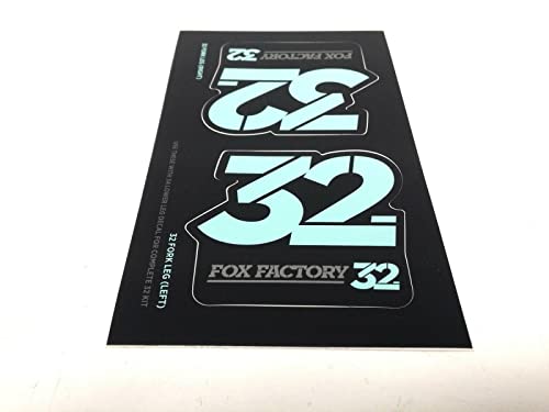 Kit stickers FOX Heritage vert menthe pour rénover vos suspensions VTT - 7