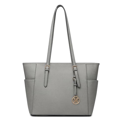 Miss Lulu Damen Handtasche Groß Taschen Shopper Tasche für Schule Mode Schultertaschen Tote Bag für Arbeit Freizeit