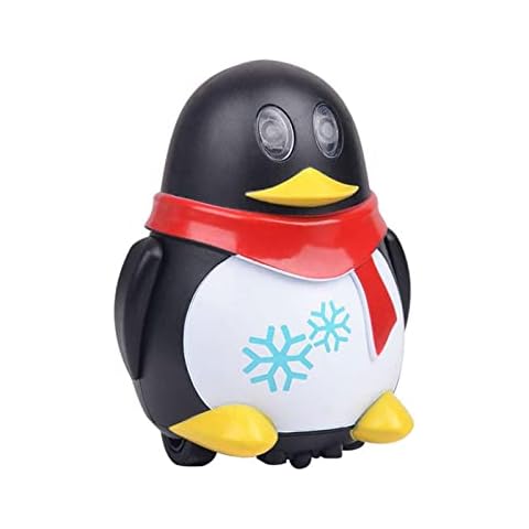 runnerequipment Smart Pen Tracing Robot, Robot That Follows Line Of Marker, Interactive Robot Inductive Drawbot, Mini Magic Pen Inductive Robot Toy, Penguin-shaped Drawing Robot Toys for Kids, Black Cover