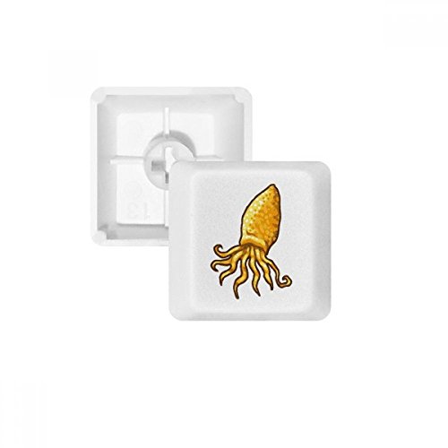 Keycaps PBT Jaune Octopus motif animaux marins OEM de haute densité sans marquage