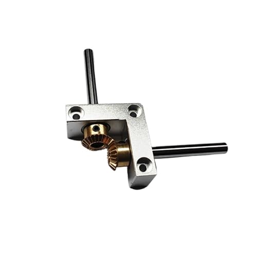 Mini Right Angle Commutator Micro 90 Degree 1:1 Bevel Gearbox DIY Self-Assembly Model Drive Box Out Shaft Diameter 4MM/5MM(4MM S