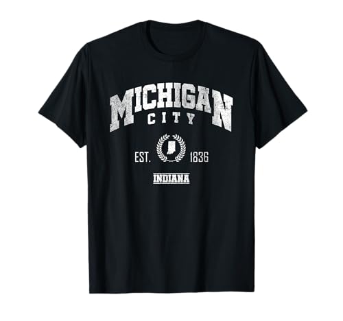 Michigan City IN | Indiana Throwback Sports T-Shirt