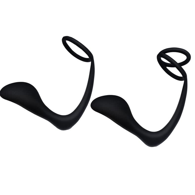 Invisible Wear Soft Silicone G-spot Prostate Anal Massager Masturbator Orgasm Restraints Penis Rings Tease Sexuales para Thrusting Training