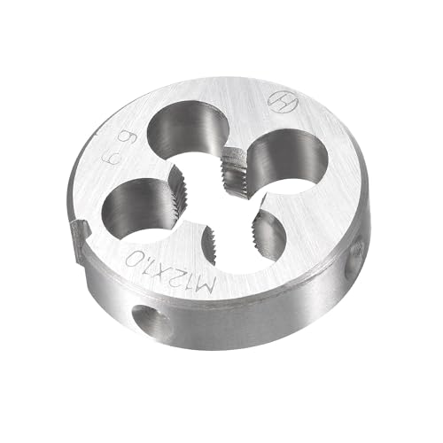 MACHSWON M12 x 1mm Metric Tap and Die Set - Machine Thread Screw Tap with Round Threading Die Kit for Thread Repair - Image 2