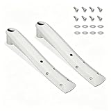 Replacement 160-0001PG Deck Support for Above Ground Swimming Pool BiltMor Step - 2 Pack White