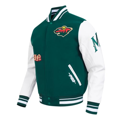 Image of Pro Standard Mens NHL Old English Varsity Jacket