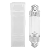 Contador de Burbujas de CO2 de aleación de Aluminio, Contador de Burbujas de Acuario sin función de Retorno, conteo preciso de CO2 para peceras, diseño Sellado con de Bloqueo de (Cabeza Doble 82 X