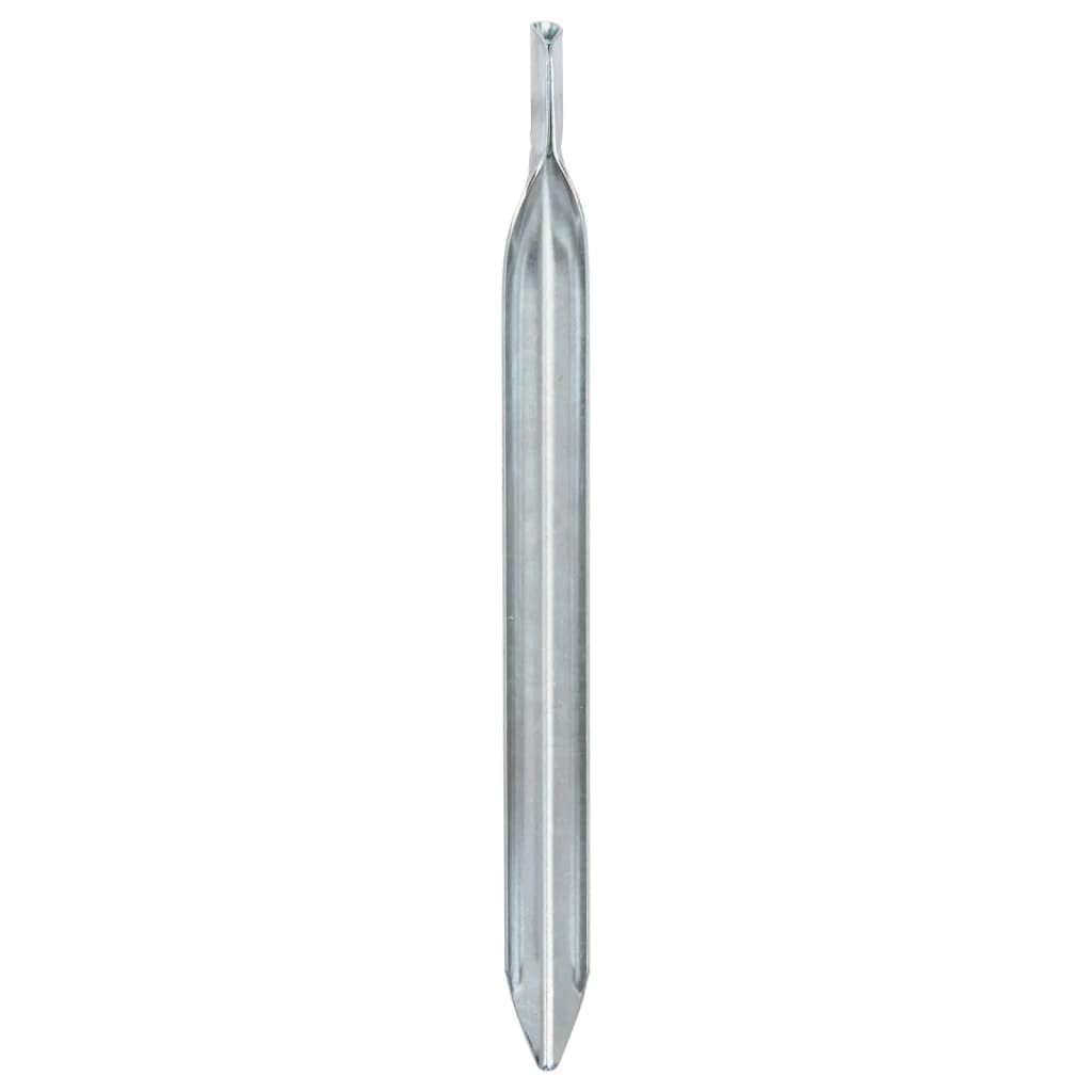 Zeltheringe 24 Stück V-Form 24 cm, 20 mm verzinkter Stahl Erdanker, mit Haken zum Einschlagen mit Hammer, für Camping, Zelt Abspannleine Windschutz
