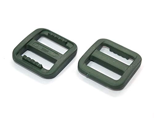 Sacoora 12Pcs 5/8" Plastic Colorful Slider Tri Glide Adjust Buckle For Backpack Belt Straps Dogs Collar Webbing Parts Accessories #TOP3