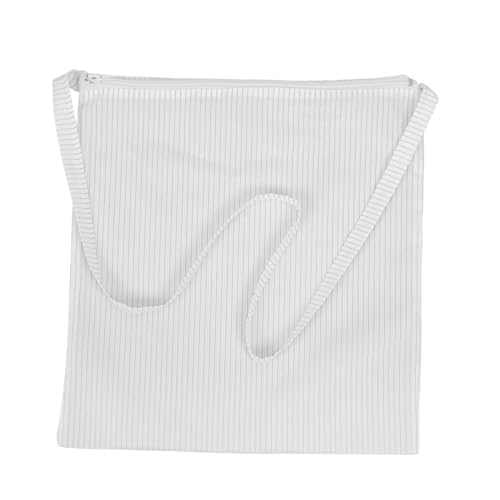 PRETYZOOM Static Reusable Garment Pouch with Shoulder Strap Storage Bag for Cleanroom Environments for Electrostatic Clothing and Versatile Use