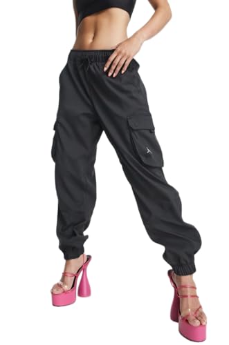 Nike pantalon de survêtement femme sport noir jogging coupe ample Tunnel