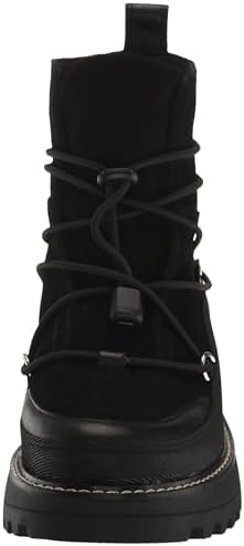 Lucky Brand Women's Caelia Weather Boot Ankle, Black/Black, 6 | Image 1