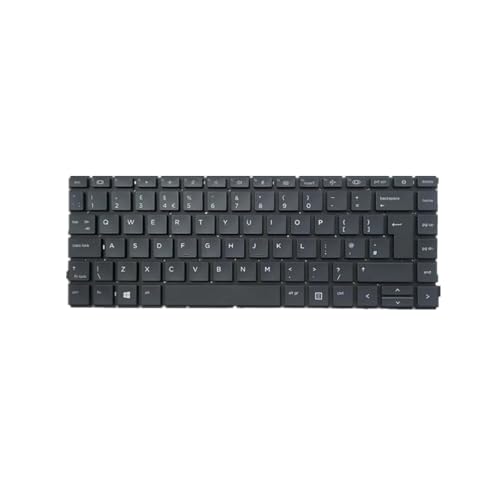 Teclado HP ProBook 640 G4 con pulsación suave y silenciosa distribucion UK English negro