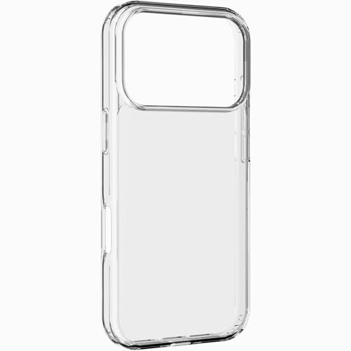 cellularline - Clear Strong - Compatibile con iPhone 17 Pro Max - Custodia Rigida con Bordi in Gomma - Anti-Shock Protegge da Urti e Cadute - Contiene Materiale Riciclato - Trasparente