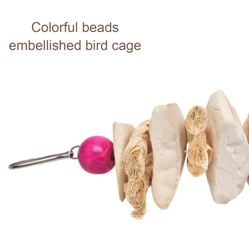 Brinquedos para mastigar pássaros, brinquedo para mastigar papagaio - Brinquedos naturais feitos à m