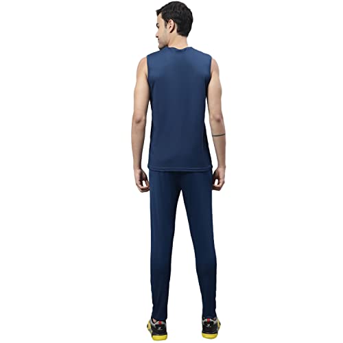 Image of Mack Jonney Dryfit Lycra Solid Co-ord Set Tracksuit For Men (Pack of 2)-DRY BLK OLV V SL D10 04-P