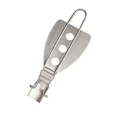 UTHCLO Pala Para Alimentos De Acero Inoxidable Espátula De Cocina Ideal Para Viajes 304 Resistente a Altas Temperaturas