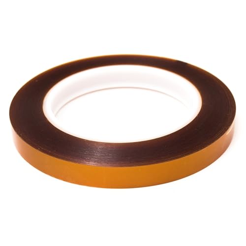Image of Bertech Double-Sided Polyimide Tape, 1 Mil Thick, 8 mm x 36 Yards
