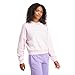 adidas Women's Essentials Small Logo Feel Cozy Sweatshirt, Clear Pink/White, XS XS