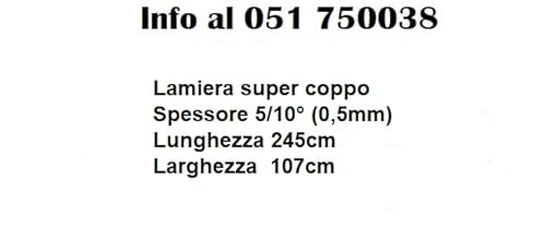 LAMIERA ONDULATA FINTO COPPO COPERTURA TETTO LUNGA...