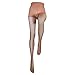 Truform Sheer Compression Pantyhose, 8-15 mmHg, Women's Shaping Tights, 20 Denier, Beige, Queen Plus